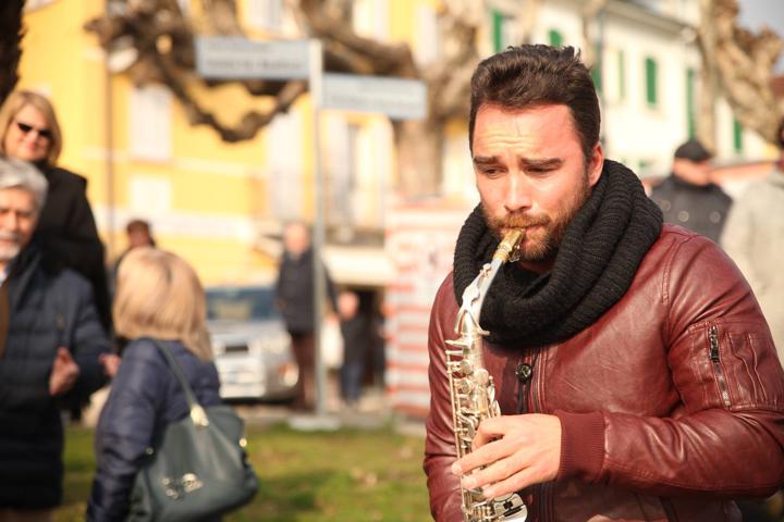 The Milan Saxophonist - performance photo 3