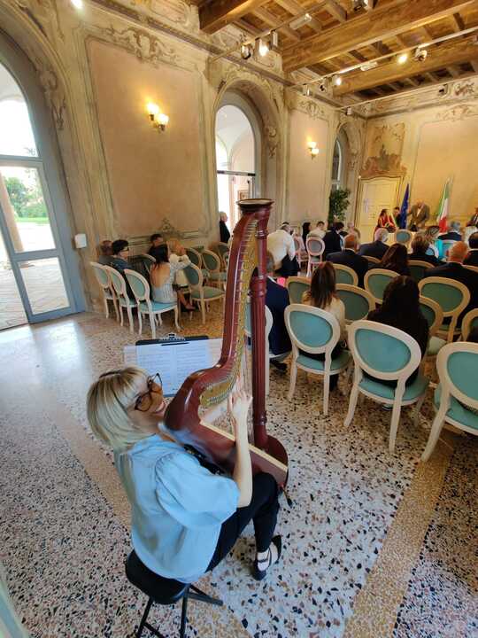 The Lombardy Harpist - performance photo 2