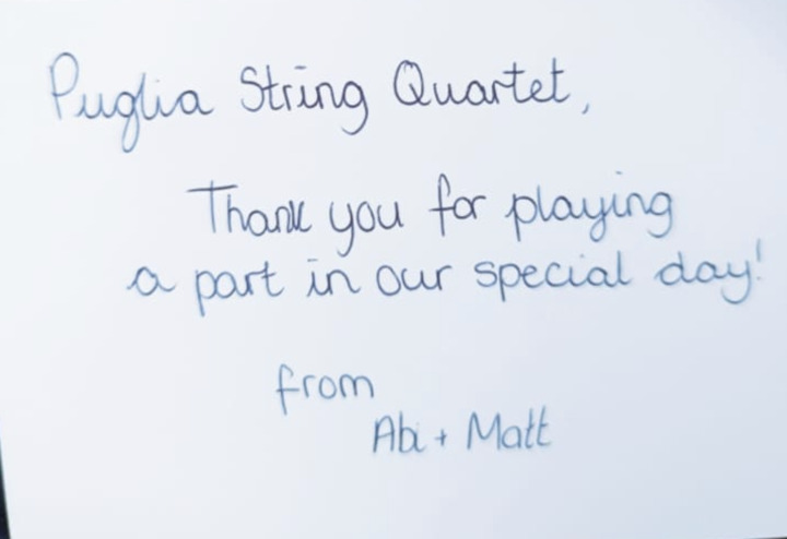 The Puglia String Quartet - performance photo 3
